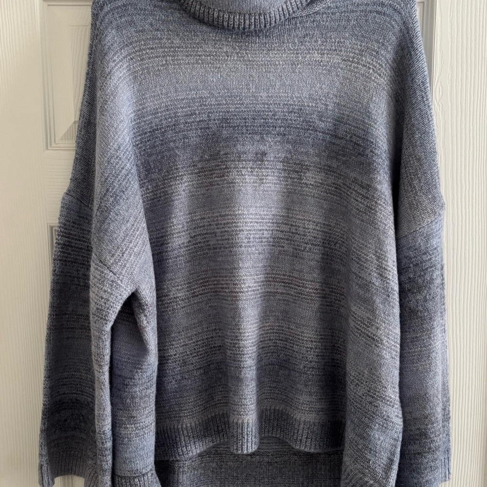 Women's Gray Turtleneck Sweater